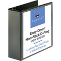 Sparco 26964 Locking D-Ring View Binder,4-Inch Capacity,11-Inch X8-1/2-Inch,Black