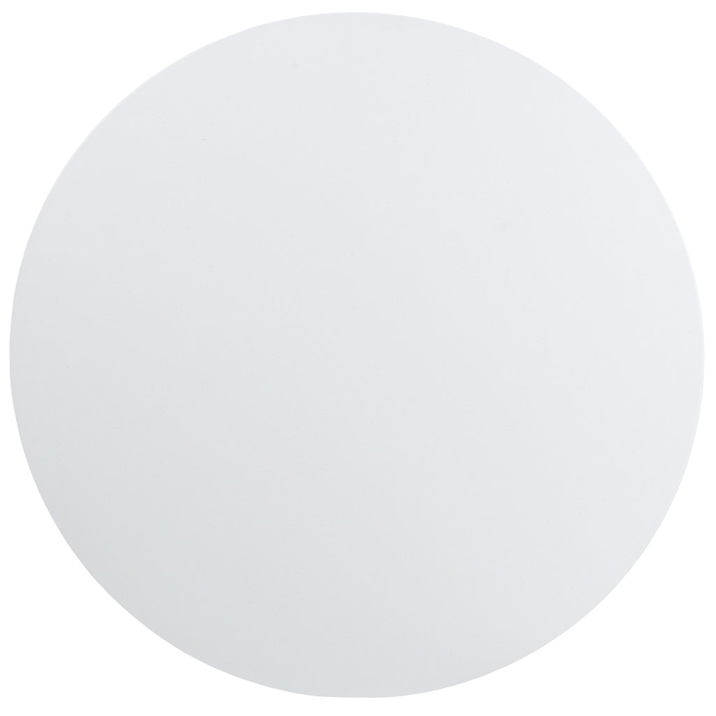 Flash Furniture Elon 4' Round All-Occasion Plastic Folding Event Table, Foldable Portable Banquet Table for Indoor/Outdoor Events, White