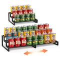 GIGIFTREE Expandable Can Organizer for Pantry, 3Tier Adjustable Can Rack
