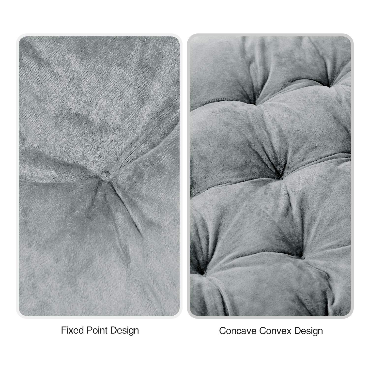 Redcamp 21' Wider Chaise Lounge Chair Cushion For Patio Furniture, Thicker Soft Comfortable Zero Gravity Chair Pad For Outdoor