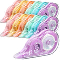 Yexiya 12 Pcs Correction Tape Eraser 0.2 Inch X 39.4 Feet White Tape Original Correction Wide Tape Easy To Use Applicator For St