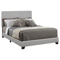 Coaster Home Furnishings Dorian Transitional Leatherette Upholstered California King Size Panel Bed Frame 46-inch Headboard Grey 300763KW