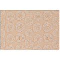 Seabreeze Sz10 Orange Coastal Rug Rectangle 5' X 7 ' 6"