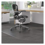 Lorell, LLR82820, Low-Pile Carpet Chairmat, 1 / Each, Clear, 45x63 w/25x12 Lip