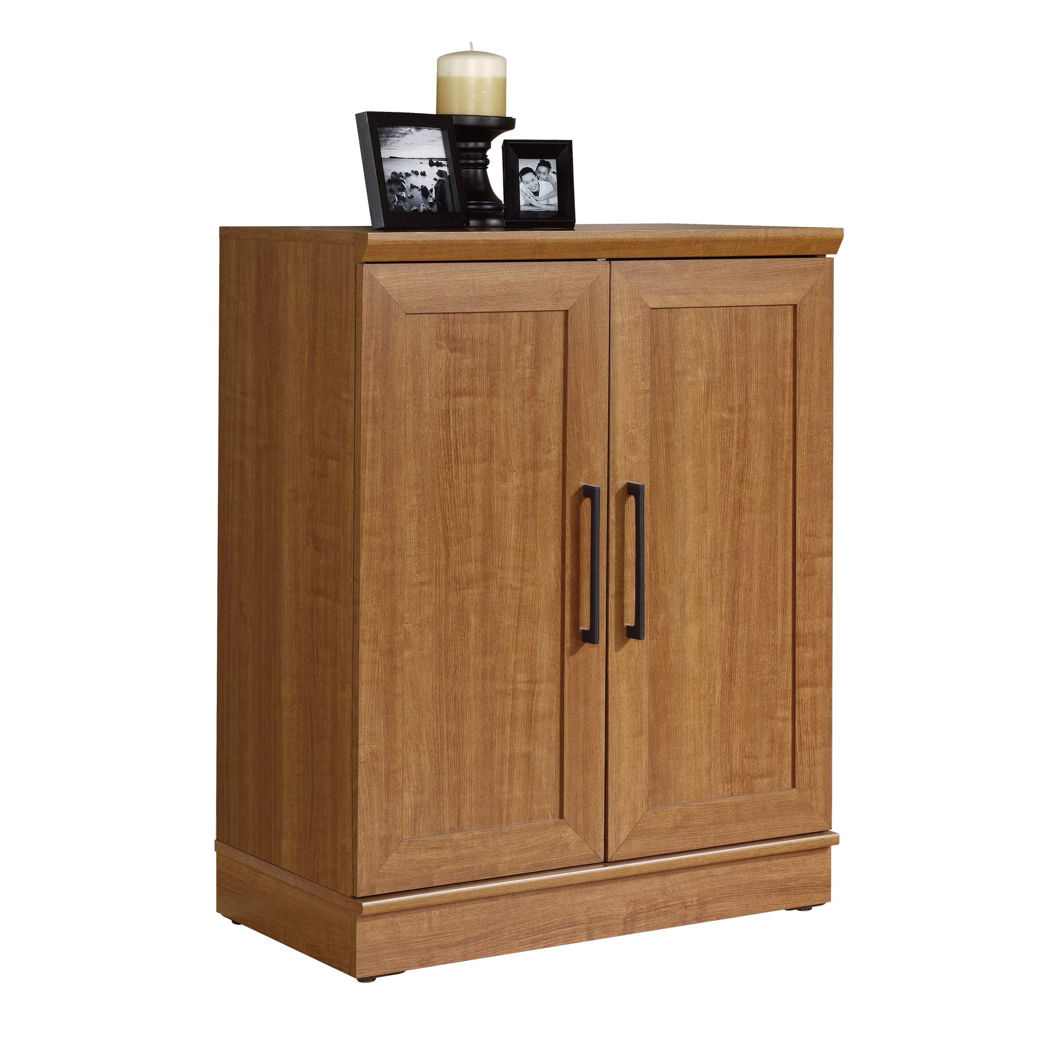 Sauder HomePlus Base Pantry Cabinet, L: 29.61'' x W: 17.01'' x H: 37.40'', Sienna Oak
