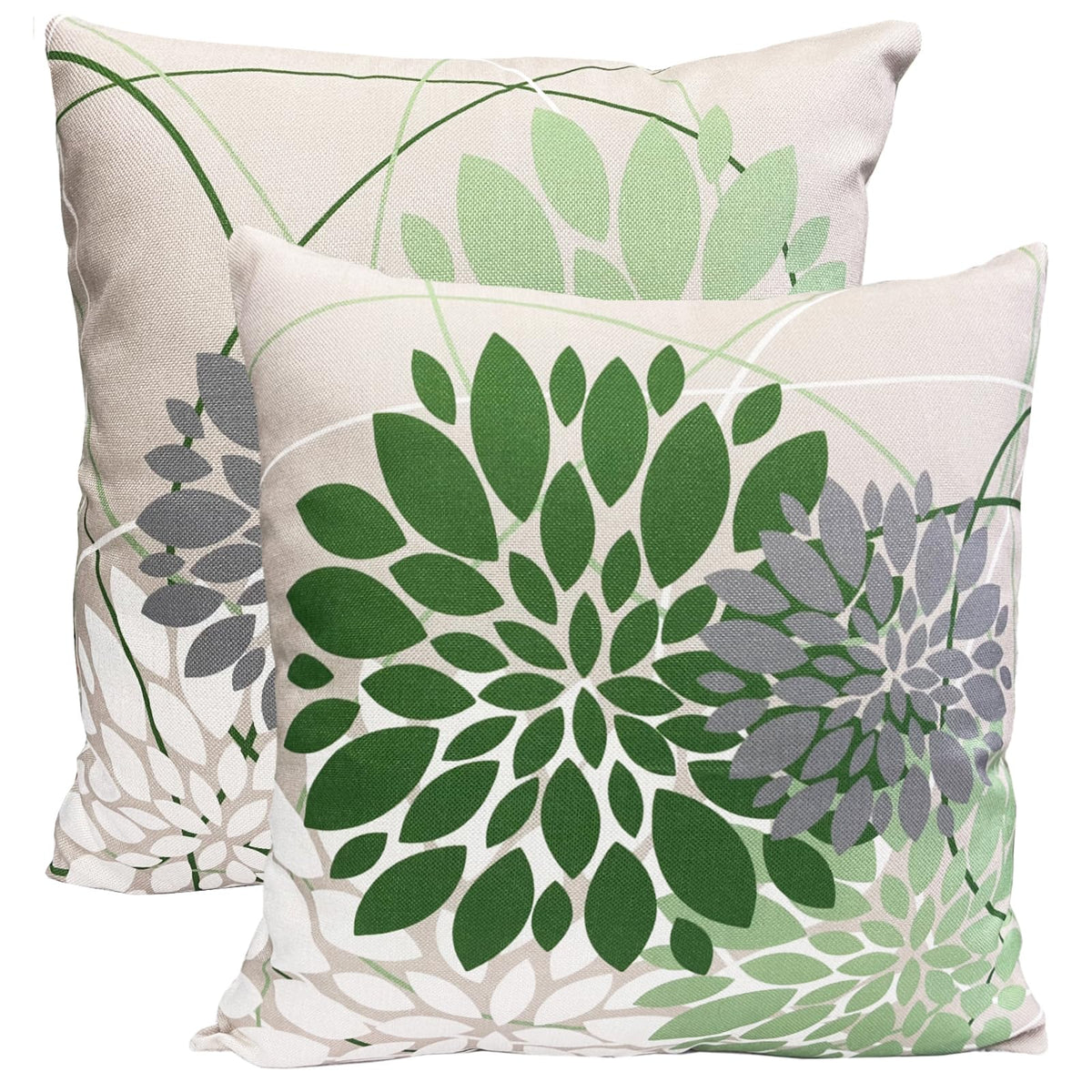 Sage green Decorative Throw Pillow Covers 22x22 Inch Pillow Covers for Couch Living Room Bedroom Outdoor.Modern Sofa Throw Pillo