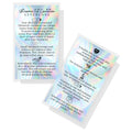 Ultrasonic Fat Cavitation Aftercare Cards | 50 Pack | 2X3.5    Inch Business Card Size | Body Contouring | Rainbow Background De