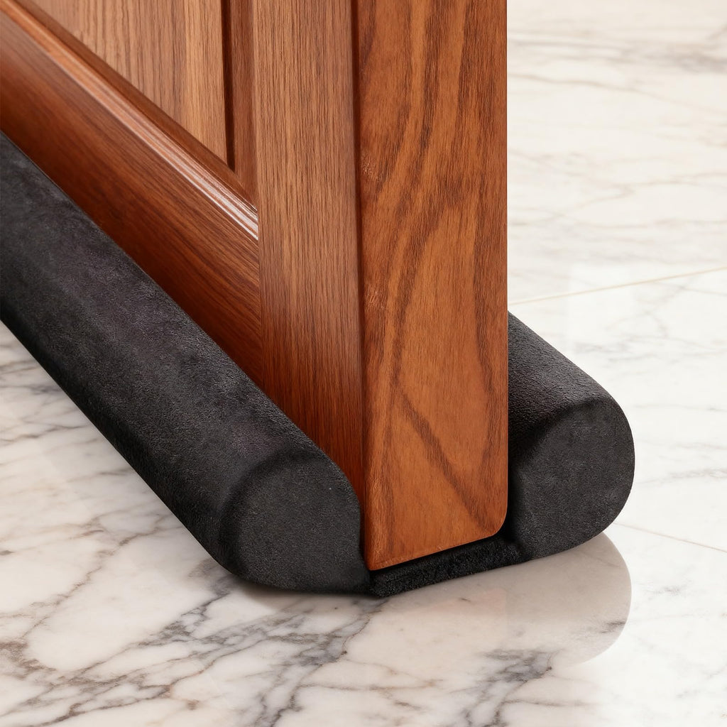 Gdhomm Under Door Draft Stopper, Door Sweeps Door Noise Blocker Soundproof Weather Stripping Window Breeze Blocker | Energy Savi