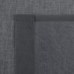 Dwcn Dark Grey Sheer Curtains For Living Room Bedroom - Faux Linen Look Voile Drapes Grommet Top Window Curtain Panel 52 X 84 In