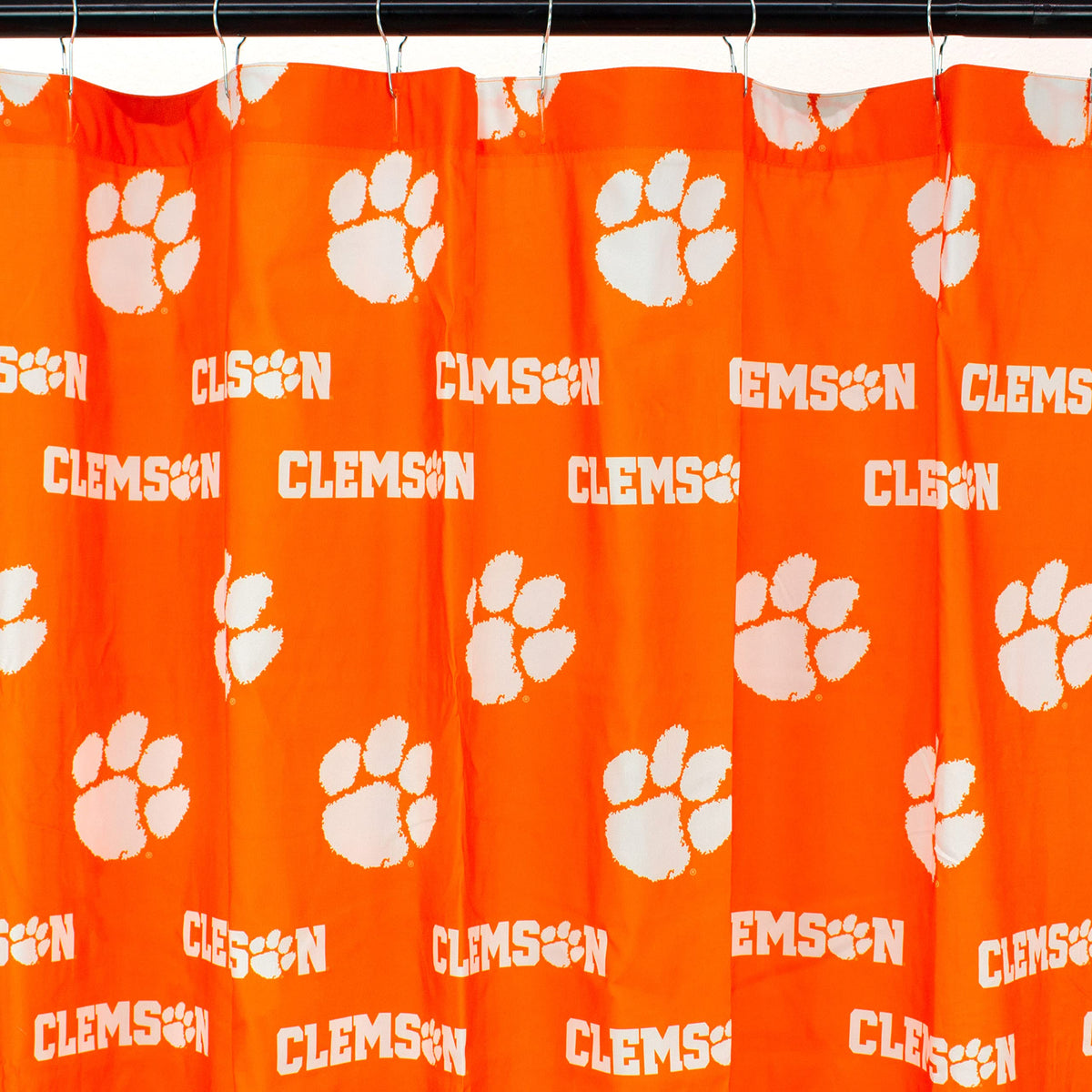 College Covers Everything Comfy Clemson Tigers Bright And Colorful Shower Curtain Cover 70 ' X 72 '