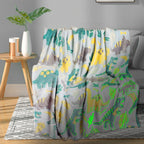 Dinosaur Blanket For Boys, Glow In The Dark Blanket For Kids, Kids Blanket For Boys, Toddler Blanket For Boys, Dinosaur Gifts Fo