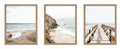 Poster Master 3-Piece Classic Travel Poster - Vintage Coastal Print - Gift for Artist, Friend - Beach, Coast, Vacation, Swimming