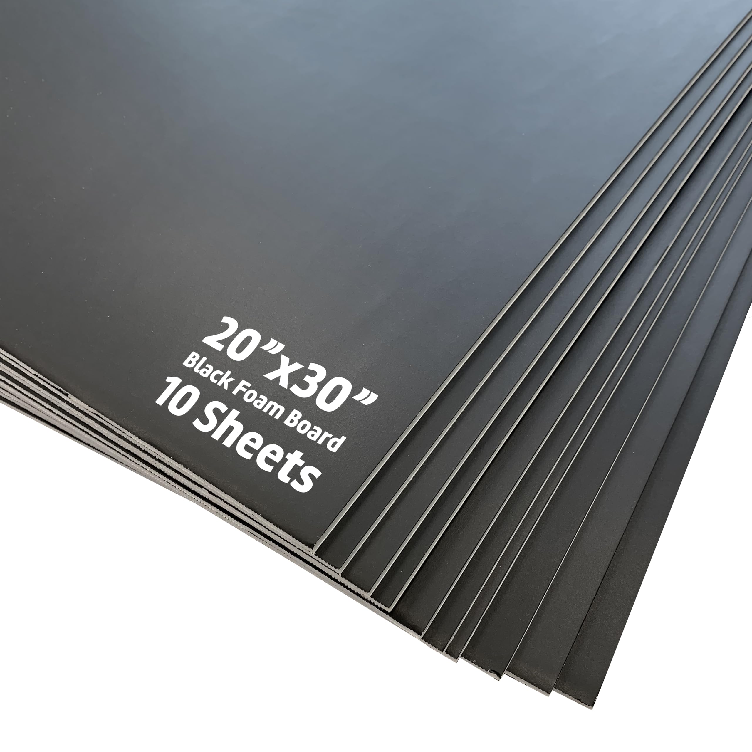 20 X 30 3/16 Black Foam Board Pack Of 10