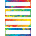 Trend Enterprises, Inc. Splashy Colors Desk Toppers Name Plates Var. Pk., 32 Ct