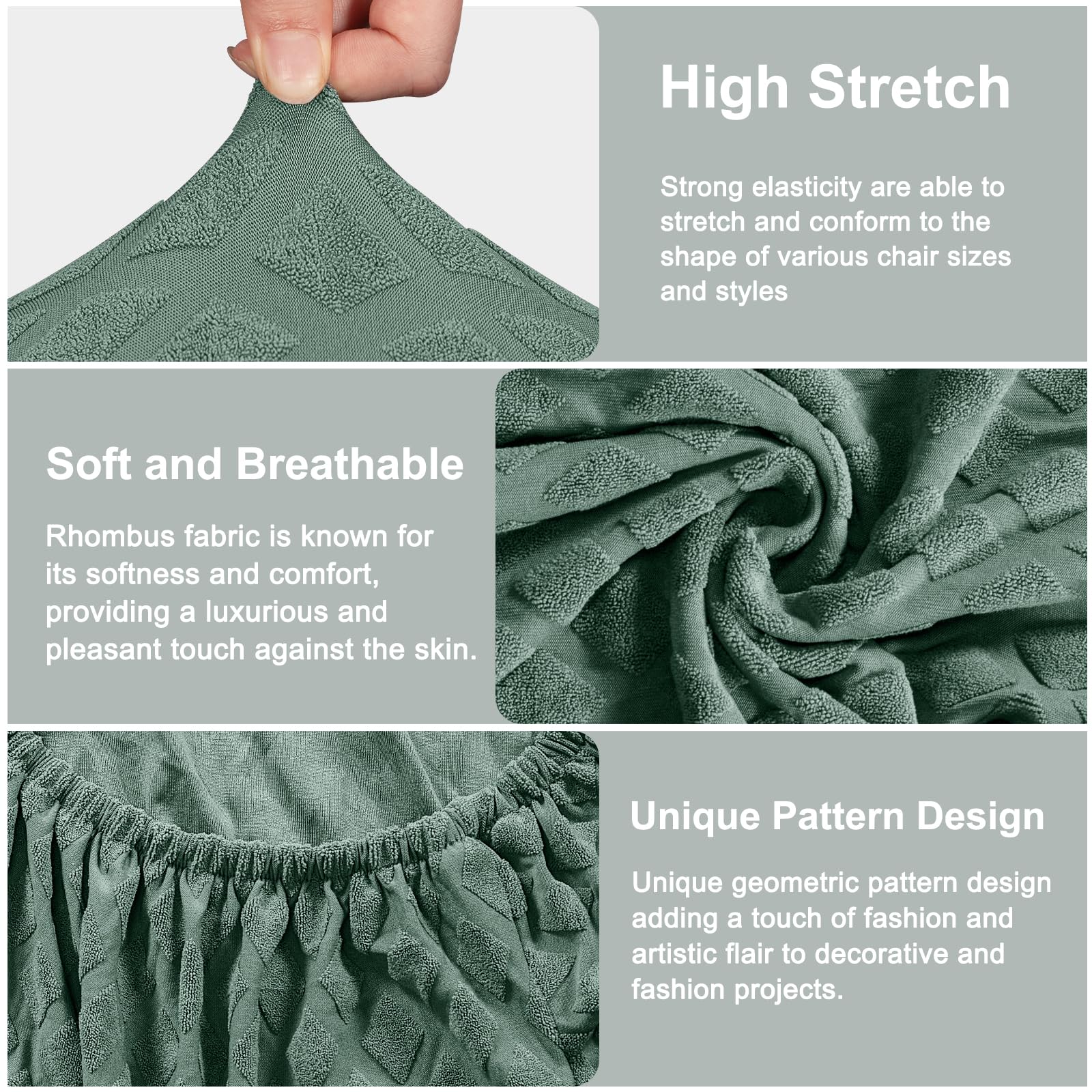 Lellen Bar Stool Covers Set Of 4 - Bar Stool Chair Covers Barstool Covers Slipcovers With Back Pub Counter Stool Chair Covers Co