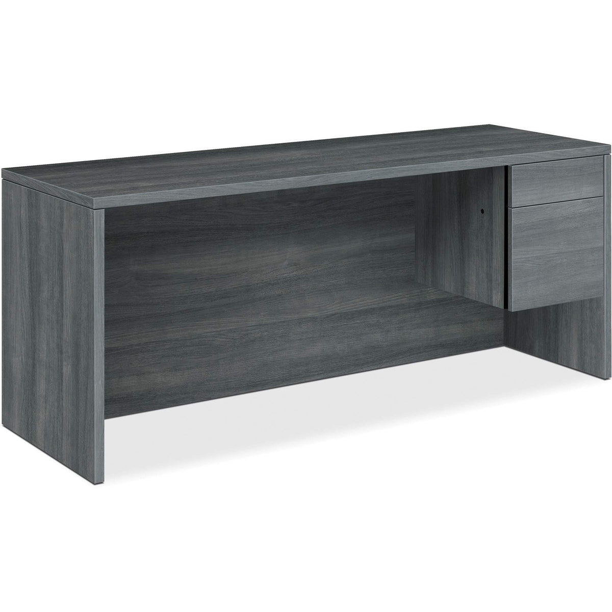 HON 10500 Series Right Credenza, Sterling Ash