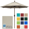 Eliteshade Usa 10-Year-Non-Fading 10Ft Market Umbrella Patio Umbrella Outdoor Table Umbrella With Ventilation, Antique Beige