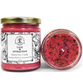 Love & Attraction Soy Spell Candle | 9 Oz Natural Soy Wax | Made with Herbs & Essential Oils | Romance & Relationships Rituals |