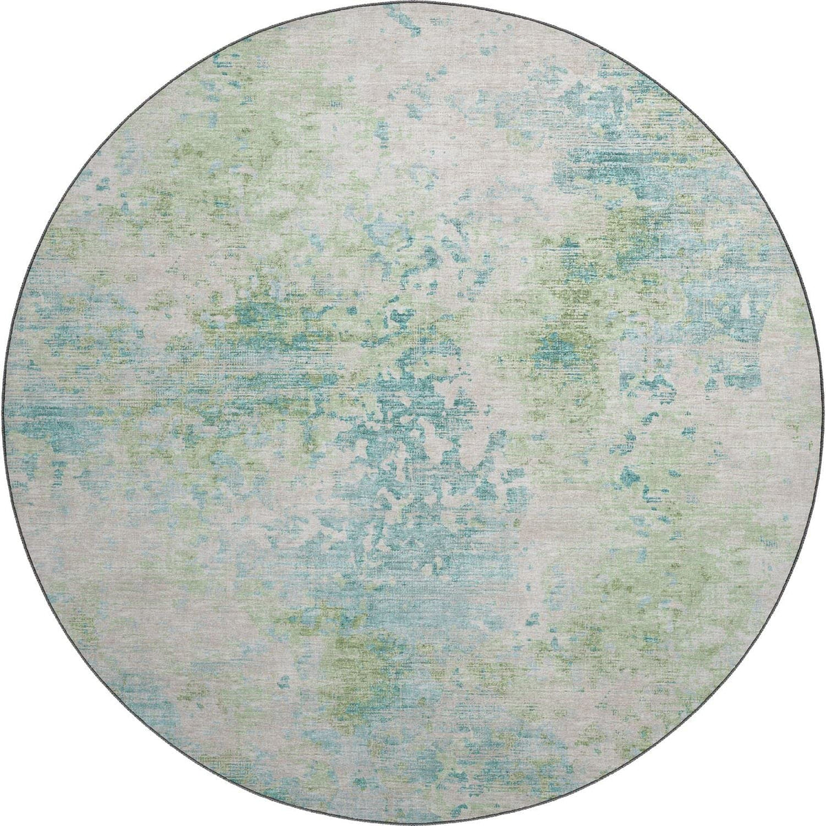 Camberly Cm5 Green Casual Rug Round 8' X 8'