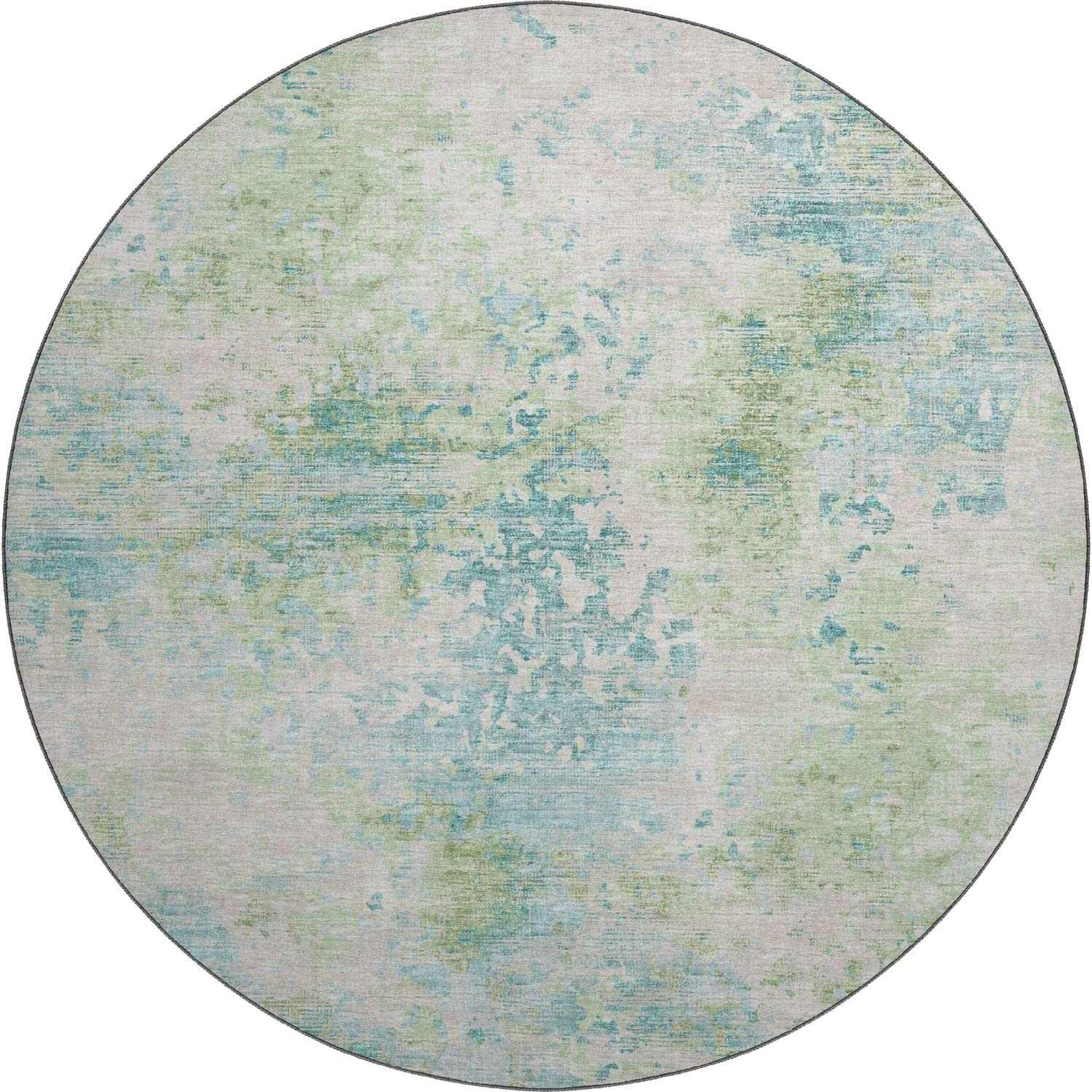 Camberly Cm5 Green Casual Rug Round 8' X 8'