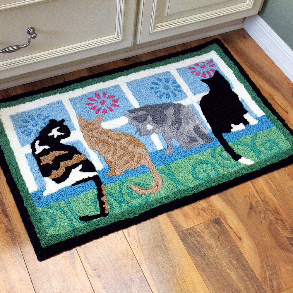 Jellybean Smithsonian Kittens in The Window Rug