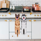 AGRIMONY Funny German Shepherd Hand Towels - Small, Ideal Gifts for Dog Lovers, Kitchen & Bathroom Decor