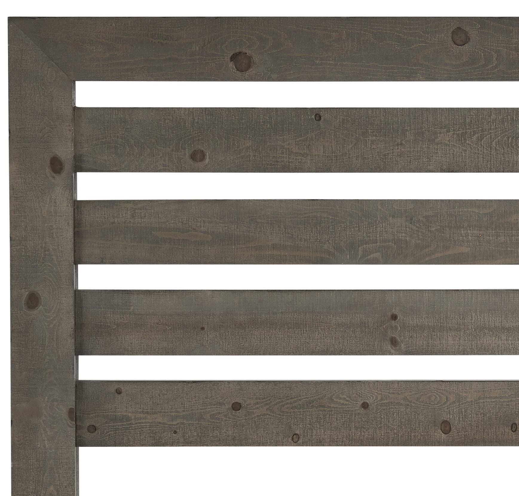 Progressive Furniture Willow Queen Slat Bed In Weathered Gray