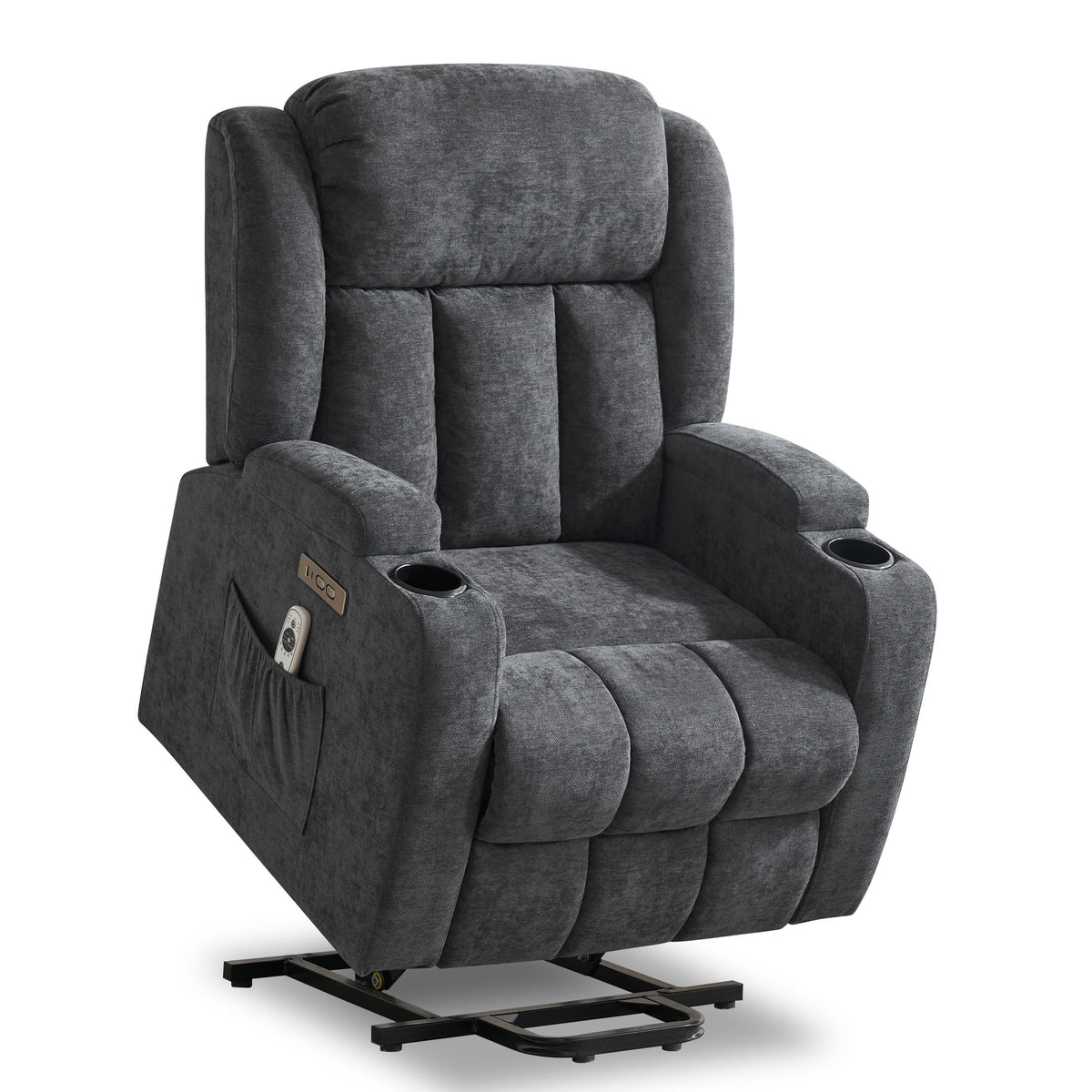 Sfxingyou Power Lift Recliner Chair For Elderly With Massage And Heat, Recliner Chairs For Adults, Upgraded Fabric Reclining Sof
