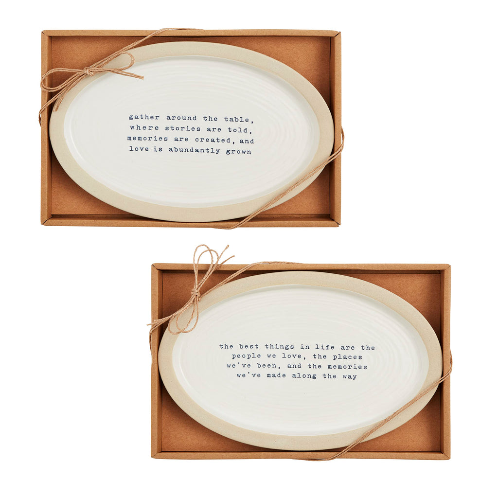 Mud Pie Farm Sentiment Plate, 6 1/2'' X 11'', Best