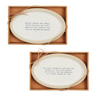 Mud Pie Farm Sentiment Plate, 6 1/2'' X 11'', Best