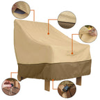 Classic Accessories Veranda Water-Resistant 31.5 Inch Adirondack Chair Cover, Patio Furniture Covers