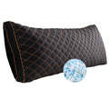 Whatsbedding Memory Foam Body Pillow For Adults, Long Body Pillow For Sleeping, Full Body Pillow For Bed - 20X54 Inch, Black Qui