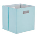 DII Collapsible Polyester Storage Cube, Solid, Lightweight and Durable, Small Square, 11x11x11, Robins Egg Blue