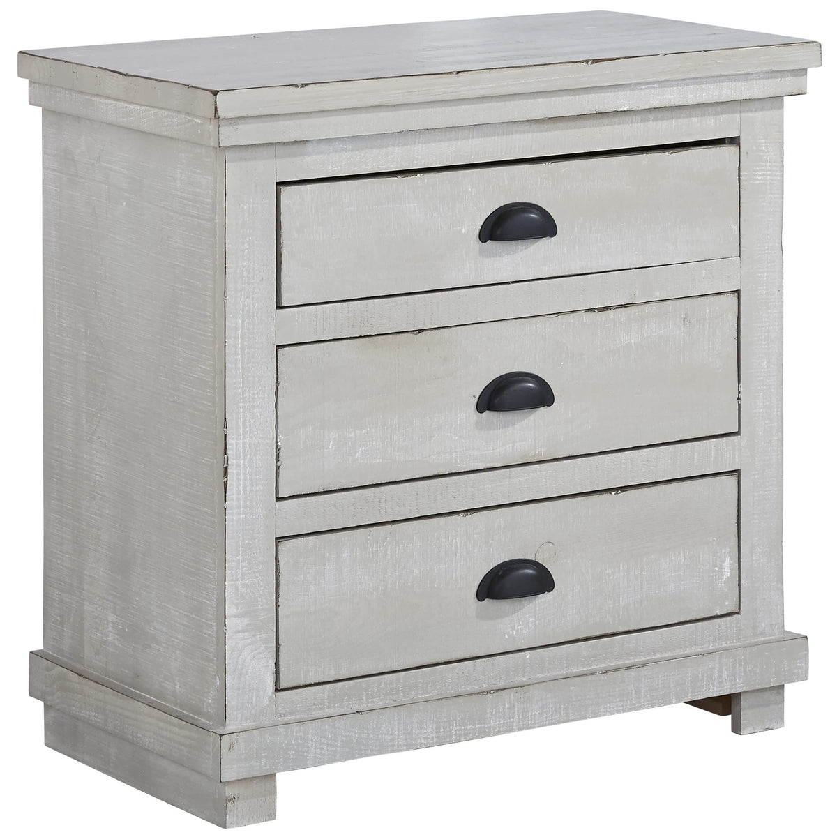 Progressive Furniture Willow Nightstand, Grey