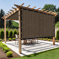 Shade&Beyond Customized Size 5' X 10' Shade Cloth With Grommets, 90% Uv Protection Uv Protection Mesh Tarp Sun Screens For Patio