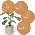 Legigo 4Pcs Coconut Fibers Tree Mulch Ring Mat- 24 Inch Natural Coco Coir Tree Protection Weed Mats For Cypress, Landscaping, Tr