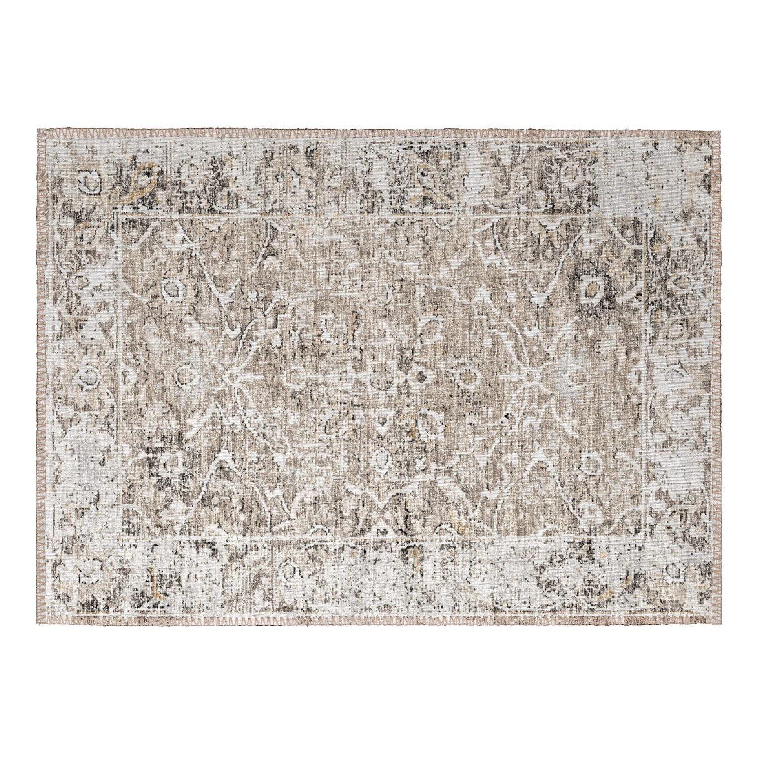 Marbella Mb2 Taupe Traditional Rug Rectangle 9' X 12'