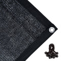 Agfabric 70% Sunblock Shade Cloth With Grommets For Garden Patio 10 X 12, Black