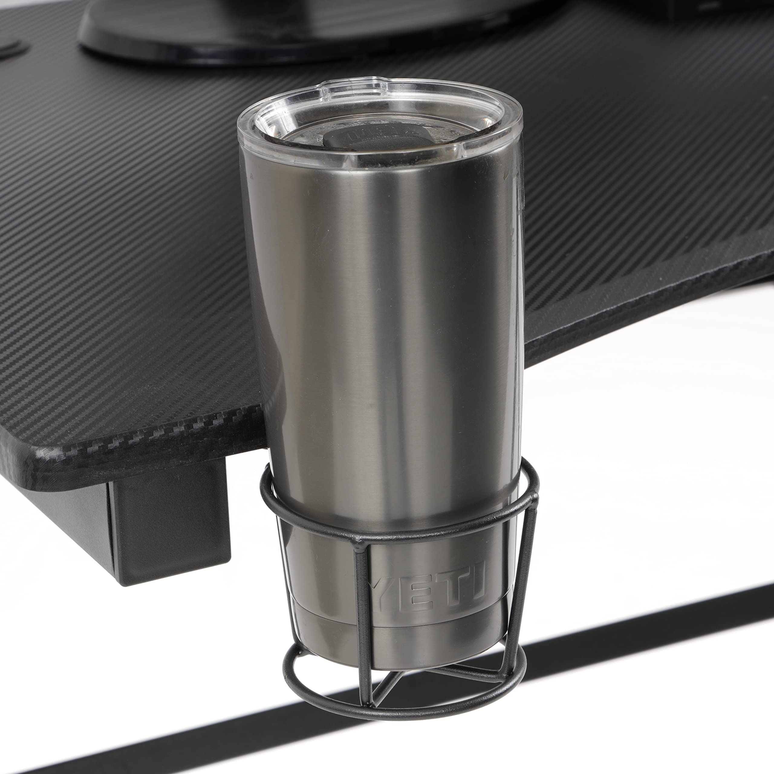 American Furniture Classics OS Home and Office Furniture Model 42245 Tactical Carbon Fiber Top Gaming Desk