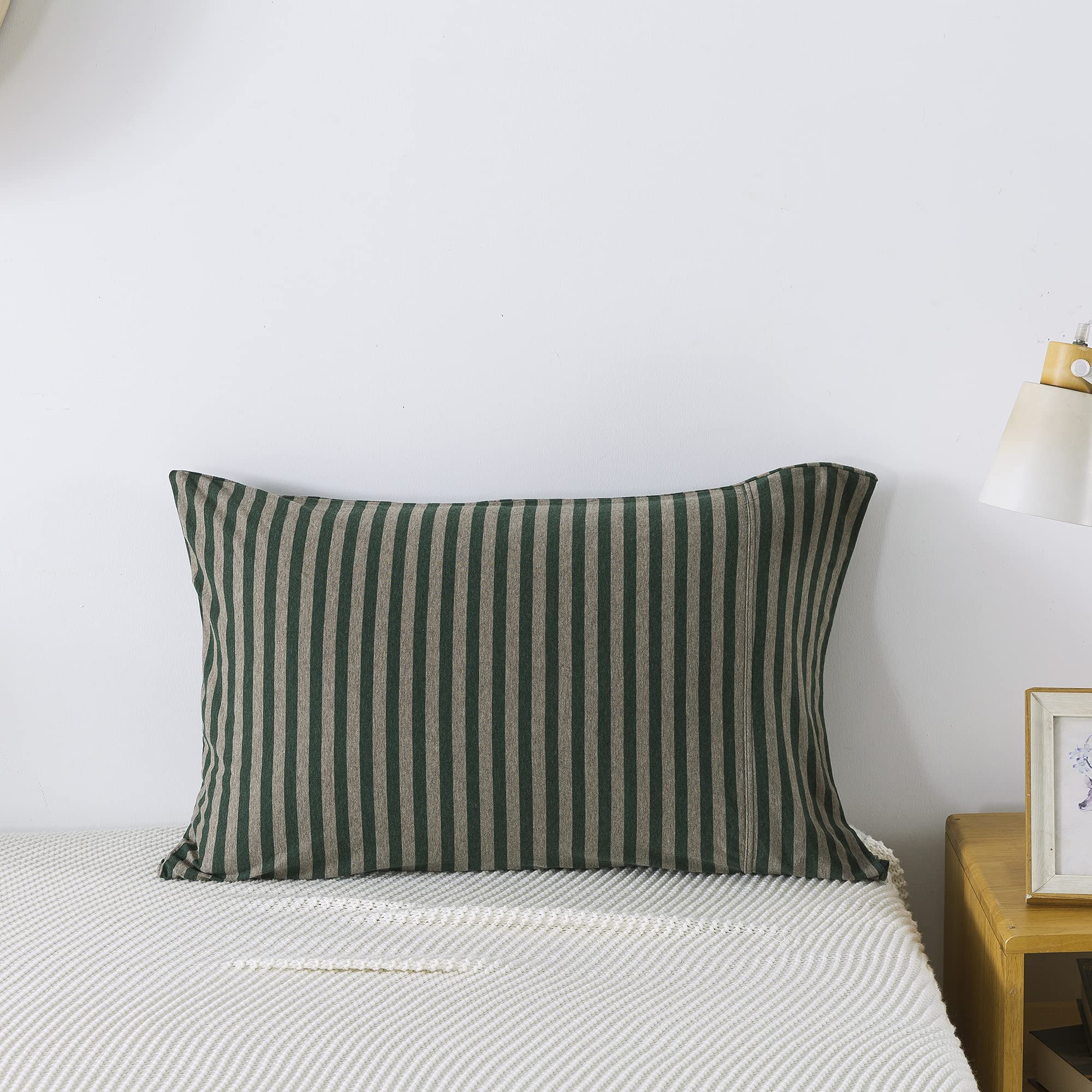 Household 100% Jersey Cotton King Size Pillowcase 20   X36   -Light Weight, Comfortable, Super Soft Pillow Case With Envelope Cl
