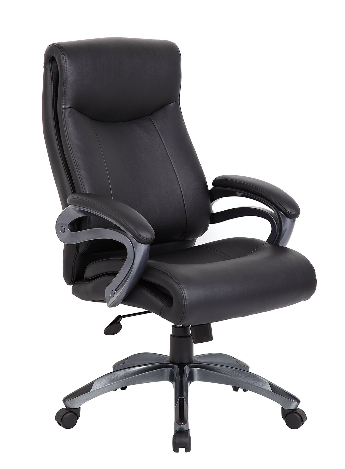 Boss Office Products Boss Double Layer Executive Chair, Black (B8661)