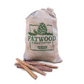 Wood Products 9908 Fatwood Burlap Bag, 8 Pounds