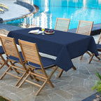 Dytxiii Outdoor Tablecloth With Umbrella Hole And Zipper Rectangle 60'' X 84'', Spring/Summer Floral Picnic Table Cover Waterpro
