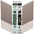 Trumiri Incense Sticks - Combo Pack Of 40 Insence-Sticks - 20 White Sage + 20 Oud - Insenses - Insents - Incents - Inscense - In
