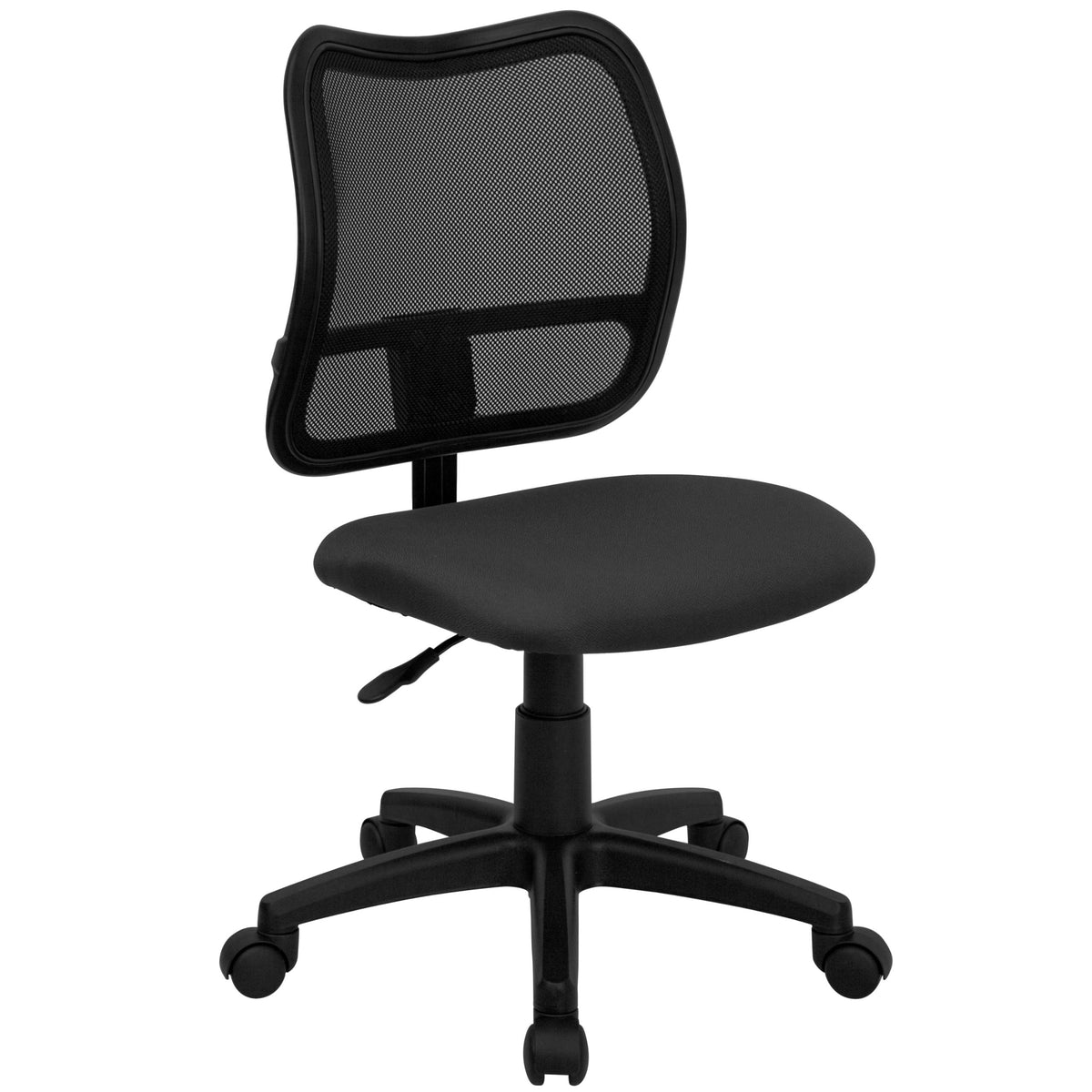 Flash Furniture Alber Mid-Back Gray Mesh Swivel Task Office Chair