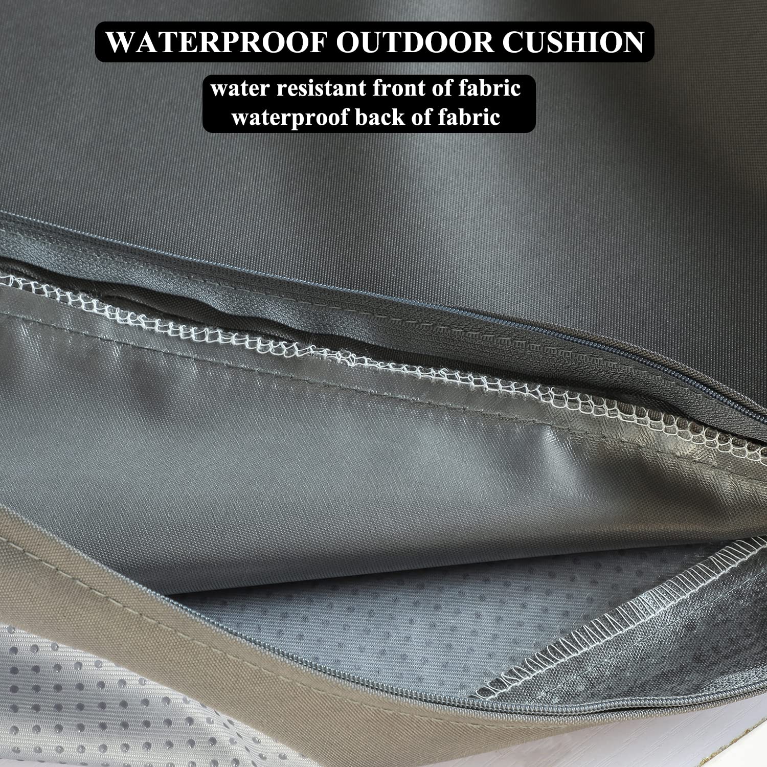 Patio Chair Cushions Set Of 2 Non Slip Bottom Chair Pad With Ties Waterproof Square Outdoor Seat Cushion Replacement For Garden