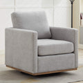Aoiy & Wifon 30.7' W Swivel Accent Chair, Mid Century Modern Swivel Chairs For Living Room, Comfy Small Accent Chair, Wavy Chen