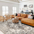 YOUFORTONG Area Rugs 9x12 Washable Non-Slip Rug Stain Resistant Rugs for Living Room Dining Room Bedroom Low-Pile and Ultra Soft