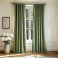 Lazzzy Sage Green Velvet Curtains Thermal Insulated Drapes For Bedroom Living Room Darkening 102 Inches Extra Long Window Treatments Super Soft Luxury Rod Pocket 2 Panels