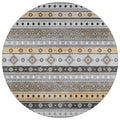 Sedona Sn12 Grey Transitional Rug Round 10' X 10'
